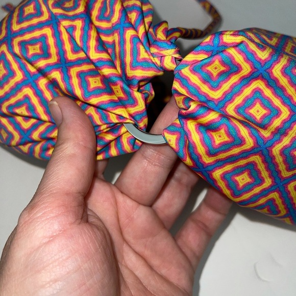 KORAL Swim Bikini Set Bandeau Top Tie Bottom S - Picture 9 of 17